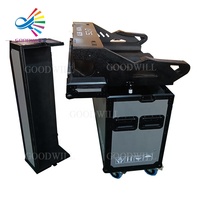 Boîtier de transport hydraulique Goodcase personnalisé en contreplaqué gris A&H SQ7 pour table de mixage numérique Flip Fly, pour sonorisation en direct