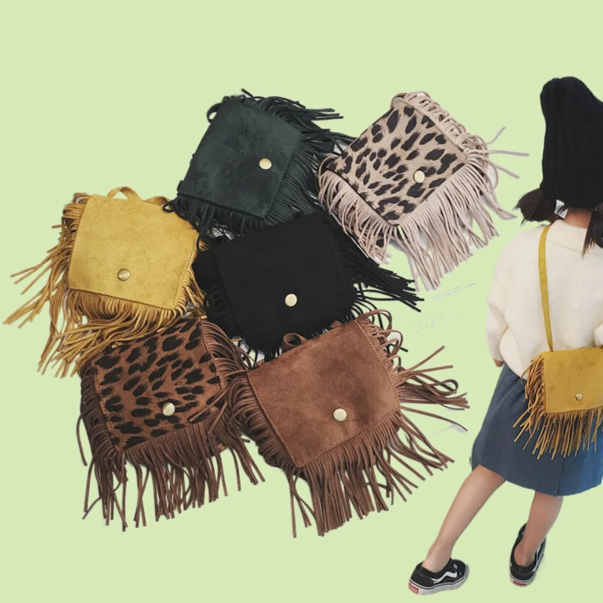 Yiwu Yiyuan Garment 2023 borse per bambini in velluto di pelle di daino belle e alla moda per ragazze borsa per bambina appena nata borse carine per ragazze