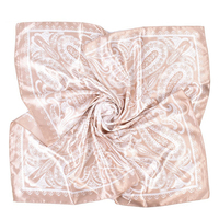 MIO syal Paisley Vintage wanita, syal penutup kepala 90*90cm persegi besar murah bandana modis untuk wanita