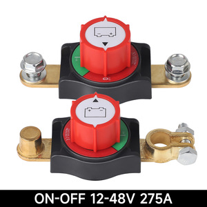 Interruptor Desconectador de Fusibles 12-48V 275A Encendido/Apagado con Terminales de Latón - Product Image 1