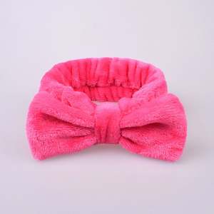 Nouveauté : Bandeau pour femme en polaire corail doux, bandeau de maquillage, turban pour se laver le visage, bandeau de cheveux tendance, accessoires pour cheveux - Product Image 3