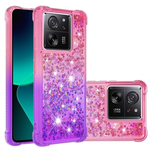 XINYEXIN Cover Glitter per Xiaomi Redmi 12 4G, Custodia Bling Brilla Ultrasottile Trasparente Antiurto, Carino Scintillante con Donne e Ragazze - Viola