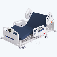 VU Hochwertiges 8-Funktionen Elektrisches ICU-Pflegebett Medizinisches Krankenhausbett mit UI-Display