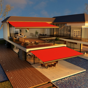 <span class=keywords><strong>Toldo</strong></span> de Patio Eléctrico Plegable con Brazo Articulado/Toldos Retráctiles de Aluminio con Cassette Completo <span class=keywords><strong>para</strong></span> Protección Solar en el Hogar - Product Image 3