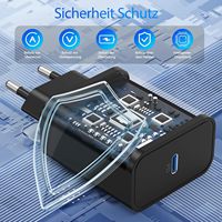 Cargador de Pared para Portátil USB-C PD GaN de 45W con Enchufe Europeo, Kit de Carga Rápida con Protección OTP, Cable Tipo-C Opcional de 1M, 1.5M, 2M
