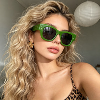Lunettes de soleil carrées tendance pour hommes, verres UV400, monture en acétate, ajustement confortable, lunettes de soleil polarisées de haute qualité pour femmes