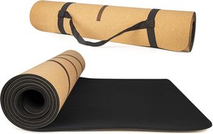 Tapis de yoga en liège de luxe-antidérapant, doux et résistant à la sueur, plus épais, plus long et plus large pour plus de confort et de soutien - Product Image 6