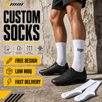 Chaussettes de sport respirantes en coton, douces, rembourrées, à séchage rapide, pour hommes et femmes, course à pied, randonnée, activités de plein air, chaussettes personnalisées