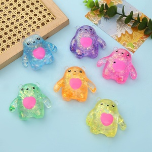 JO TOYS Soft TPR Maltose Squishy <b>Cute</b> <b>Bear</b> Sensory Decompression Toy 6x7cm for Ages 5+ - Product Image 4