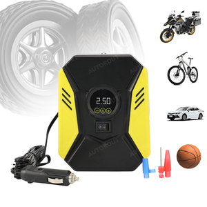 AUTOROUT RLA-0009 เครื่องสูบลมยางรถยนต์แบบดิจิตอลพกพา DC 12V คุณภาพสูง ราคาประหยัด กระบอกสูบเดี่ยว วัสดุพลาสติก ใช้งานรวดเร็ว - Product Image 3