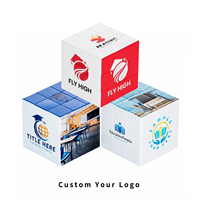 Cube de vitesse 3x3 personnalisé OEM ODM avec motif imprimé UV, en plastique ABS, logo personnalisé, puzzle, commande en gros