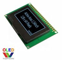 1,54 ''1,54 pulgadas 128x64 8pin o 20pin Módulo de pantalla OLED ssd1309 SPI paralelo I2C interfaz interior