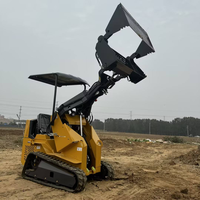 Chargeur compact KY480 de l'usine Kylin, moteur Kubota, certifié CE, mini-excavatrice Kylin hautement rentable