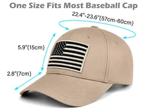 Unisex Amerikaanse Vlag Baseballpet Voor Mannen Vrouwen Low Profile Usa Trucker Hoed Verstelbare Effen Vader Hoed Met Aangepaste Logo