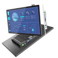 PC industriel à écran tactile 13,3 15,6 21,5 24 27 pouces Windows 10 Core I7 I5 I3 J1900 IP65 étanche sans ventilateur IPC