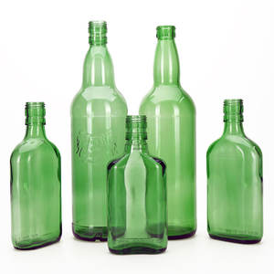 VISTA Venta Caliente Al Por Mayor Personalizado Claro Verde 1000ml 750ml 500ml Licor Licores Whisky Botella de Vidrio Whisky con Tornillo <span class=keywords><strong>Guala</strong></span> - Product Image 1