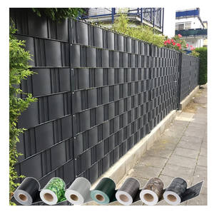 Installation facile, 450 g/m², 19 cm * 35 m avec 20 clips, ruban de protection d'intimité en PVC pour clôture de jardin, décoration de clôture - Product Image 1