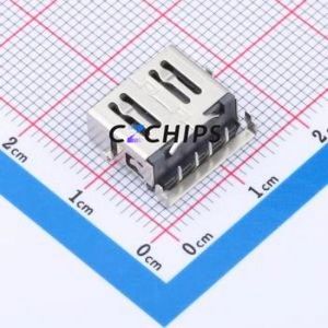 UB21F-B011-HLRG22-P <b>USB</b> Connector Through hole Component (THT) Connector <b>USB</b> <b>2.0</b> Sink Board - Product Image 2