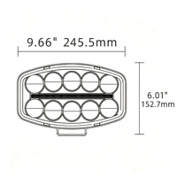 Nouvelle Lampe de Travail LED 48W à Vendre en 2026, Phare de Conduite Tout-Terrain 10-30V, Lumière Auxiliaire pour Camion et SUV, Étanche IP68, 3500 Lumens
