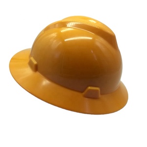 Casco de seguridad industrial Ansi Construction Industrial Work Msa v Guard, <span class=keywords><strong>cascos</strong></span> de seguridad con ala completa, casco de minería - Product Image 4