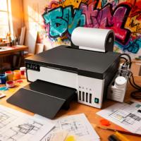 Imprimante DTF Eizoulyn A4L805/A3L1805, machine d'impression numérique pour t-shirts, impression numérique 33 cm, Impresora, petite imprimante DTF à rouleaux
