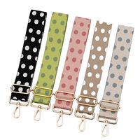 Nouveau design Bandoulière large à pois Sangles de sac réglables Accessoire de sacs à bandoulière de mode