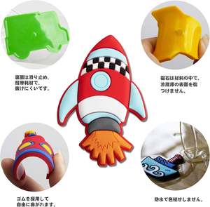 WISESTAR Lot de 26 autocollants magnétiques durables de taille moyenne, motif dessin animé, pour tableau blanc, tableau noir et cuisine des enfants - Product Image 3