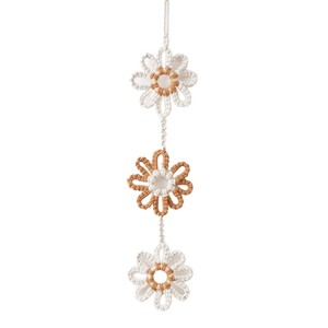 Nuovo Arazzo Nordico Intrecciato a Mano con Blocchi di Colore in Corda di Cotone e Nappe a Girasole per Decorazione Finestra Camera Bambini - Product Image 6