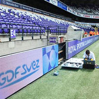 Pantalla LED para Publicidad en Estadios, Panel de Visualización de 960*960mm, P6 P8 P10, para Deportes, Fútbol, Perímetro Exterior