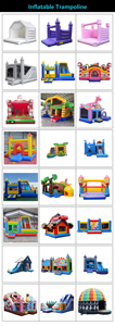 Château gonflable de dessin animé pour enfants avec impression résistante à la décoloration et PVC lavable pour parcs d'attractions et locations de jeux. - Product Image 6