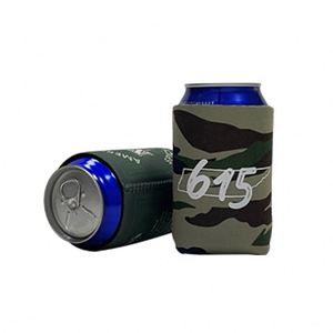 Custom Logo Letter Neoprene Insulated <b>Can</b> Sleeves 12oz Screen Printed Sublimation Stubby Collapsible s Beer <b>Can</b> <b>Cooler</b> - Product Image 3