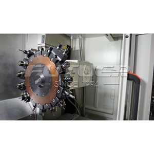 Máy tiện quay <span class=keywords><strong>CNC</strong></span> hạng nặng với trục chính kép bảo vệ hàng đầu và tháp pháo công cụ tốc độ cao dùng trong công nghiệp - Product Image 6