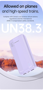 <span class=keywords><strong>พา</strong></span><span class=keywords><strong>ว</strong></span><span class=keywords><strong>เวอร์</strong></span><span class=keywords><strong>แบงค์</strong></span>พกพา 20000mAh พอร์ต USB คู่ สำหรับชาร์จอุปกรณ์หลายเครื่องพร้อมกัน เหมาะสำหรับการเดินทางเพื่อธุรกิจ - Product Image 3