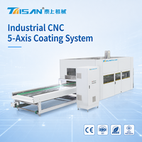 Système de peinture automatique CNC 5 axes haute vitesse pour la production de panneaux stratifiés et de parquet en usine forestière