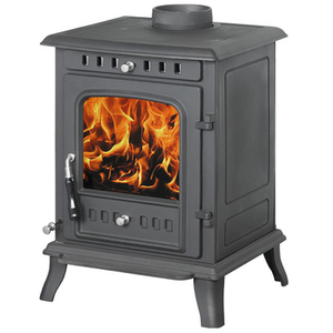 Poêle à <span class=keywords><strong>bois</strong></span> moderne et robuste en fonte Chauffage <span class=keywords><strong>de</strong></span> cheminée intérieur sans fumée avec <span class=keywords><strong>installation</strong></span> autoportante - Product Image 5