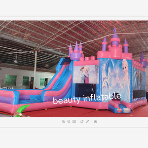 Château gonflable pour enfants, toboggan aquatique, combo gonflable pour fête, extérieur, jardin, commercial - Product Image 1