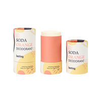 Conteneur de bâtons déodorants en papier kraft, tube push up pour baume à lèvres, 2.5oz, prix bas