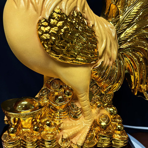 Adornos <span class=keywords><strong>de</strong></span> <span class=keywords><strong>Gallo</strong></span>, Animal del Zodíaco <span class=keywords><strong>de</strong></span> la Suerte, Atrae la Riqueza, <span class=keywords><strong>Gallo</strong></span> Dorado Creativo, Artesanía para Sala <span class=keywords><strong>de</strong></span> Estar, <span class=keywords><strong>Gallo</strong></span> del Zodíaco para Regalo <span class=keywords><strong>de</strong></span> Inauguración <span class=keywords><strong>de</strong></span> Casa - Product Image 4