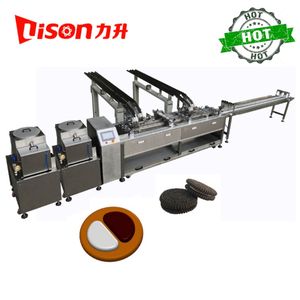 Máy bánh quy Máy bánh quy hoàn thành dây chuyền sản xuất bánh quy tròn Máy làm bánh sandwich dây chuyền sản xuất bánh quy - Product Image 2