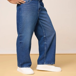 Jeans de Mezclilla Anchos de Estilo Hip Hop, Unisex, con Estampado Metálico, para Hombre y Mujer - Product Image 5