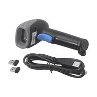 Scanner de code QR XT6400-2 Lecteur de code QR sans fil Scanner de code à barres sans fil pour 2 systèmes