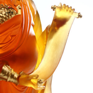 تمثال بوذا من الكريستال المنحوت يدويًا للتأمل وديكور المنزل وزينة الفنغ شوي ومجموعة الفنون - Product Image 3