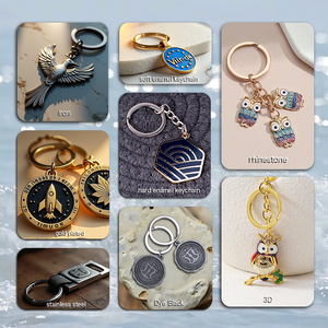 Portachiavi in Metallo Smaltato Personalizzato con Animali Cartoon, Souvenir Promozionale, Incisione Laser Personalizzabile, Unico ed Elegante - Product Image 2