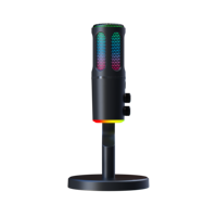 Nouveau microphone de bureau à condensateur USB Micro SU8 avec éclairage RGB et suppression du bruit, garantie 1 an pour le streaming, l'enregistrement et les réunions en ligne