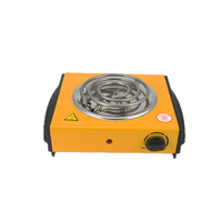 Plaque chauffante électrique portable YONGQIAN 1000W à brûleur unique, cuisinière à serpentin de 150 mm à température réglable pour usage domestique et en cuisine