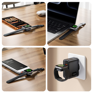 <span class=keywords><strong>Chargeur</strong></span> sans fil magnétique Toocki 2,5 W, <span class=keywords><strong>chargeur</strong></span> portable pour montre, compatible avec les séries S1-S11, <span class=keywords><strong>SE</strong></span> 2-3, Ultra 1-3, port Type C - Product Image 4