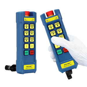 Control Remoto para Grúa ML-K8S+ Personalizable, Impermeable y Antichoque, para Uso Inalámbrico en Almacenamiento Inteligente Industrial con Interruptor de Llave de 24V - Product Image 1