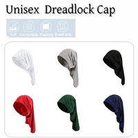 Meilleures ventes : Bonnet de soin capillaire unisexe en satin élastique pour dreadlocks, couleur unie, réglable à double extrémité, type foulard bandana, lot de quatre