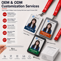 Perekam Suara AI yang Dapat Dipakai, ID Badge E-ink, Transkripsi Waktu Nyata, Generator Daftar Tugas AI, Kontrol Aplikasi, Pabrik Perangkat Keras