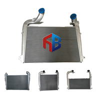 Truk Aluminium Intetcooler untuk Scania 2,3,4/P,G,R,T Series Banyak Item Mengisi Pendingin Udara untuk Truk Tugas Berat